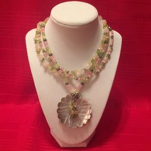 Multi-Strand Pastel Necklace